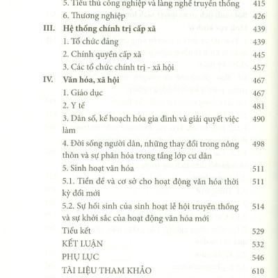 Nông Thôn Đồng Bằng Bắc Bộ (1976-1996) (Sách chuyên khảo) -  PGS. TS. Nguyễn Ngọc Mão chủ biên