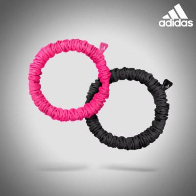 COMBO 2 Sợi Dây Buộc Tóc ADIDAS ADAC-16550 Hair Scrunchies - Chất Liệu Thun Co Giãn Cao Cấp Freesize
