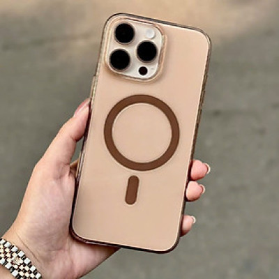 Ốp lưng Xlevel Clear Case Vàng Sa Mạc chống ố vàng hỗ trợ sạc không dây cho điện thoại ip 16 pro max [Camera Control Button] – Hàng nhập khẩu