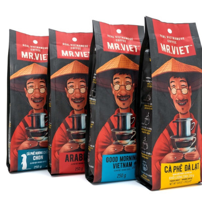 Arabica - Cà Phê Rang Xay Mr Viet Túi 250g