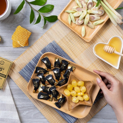 Kẹo Sả Mật Ong Honey Drop Leatherwood Only Nature ( Túi zip 30 viên)