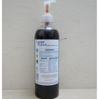 Combo 2 Chai Nước Rửa Chén Hữu Cơ Layer Clean - Hương Quýt, Thể Tích: 800ml