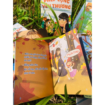 Sách - Phép Cộng Yêu Thương - Boxset gồm 8 cuốn sách nhỏ dành cho các bạn từ 3 đến 10 tuổi (gồm cả thơ và truyện)