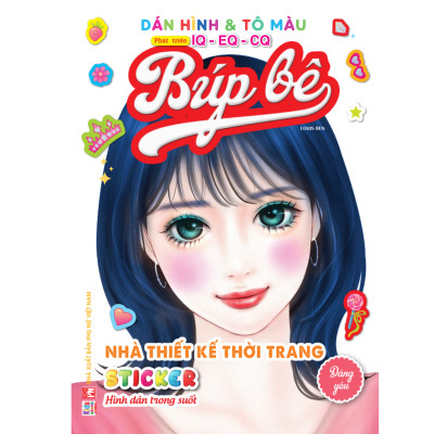 Sách - Combo Trọn Bộ 6 Cuốn Bóc Dán Hình Sticker Trong Suốt & Tô Màu Búp Bê - Nhà Thiết Kế Thời Trang (VT)