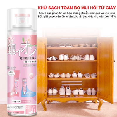 Chai xịt khử mùi giày mang theo đi làm, đi học, đi du lịch, hàng nhiều mẫu, giao ngẫu nhiên - Hàng chính hãng