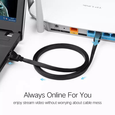 Ugreen UG11265NW106TK 10M màu Đen Cáp mạng LAN CAT 7 ftp dây dẹp - HÀNG CHÍNH HÃNG