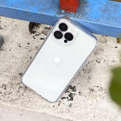 Ốp lưng giảm sốc chống va đập chống ố vàng cho iPhone 15 Pro Max / 15 Pro / 15 Plus / iP 15 hiệu X-level ICE Crystal trang bị đệm khí ẩn bốn góc, Mặt lưng PC chống ố vàng - Hàng nhập khẩu