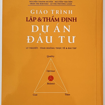 Sách - Giáo Trình Lập & Thẩm Định Dự Án Đầu Tư - Lý Thuyết - Tình Huống Thực Tế & Bài Tập