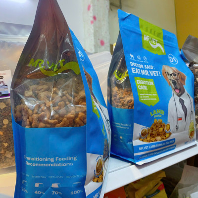 Gói Hạt 1.4kg Mr.Vet D1 cho Chó ở Mọi Lứa Tuổi - Chăm sóc hệ tiêu hóa toàn diện với Gan gà & Lòng đỏ trứng sấy