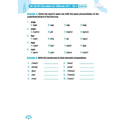 Sách - Global Success - Bài Tập Bổ Trợ Và Nâng Cao Tiếng Anh Lớp 3 - Tập 2 - Minh Thắng