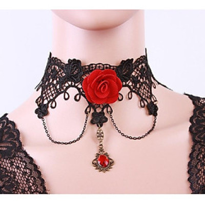 Vòng cổ choker rose King&Queen nổi bật dạ tiệc