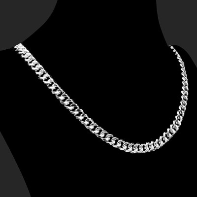 Dây Chuyền Nam Kiểu Móc Xích Đơn Giản Bạc Hiểu Minh DBN062S