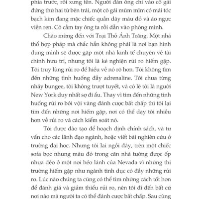 Chuyên Gia Kinh Tế Bước Vào Nhà Thổ Và Những Nơi Không Ngờ Khác Để Hiểu Về Rủi Ro