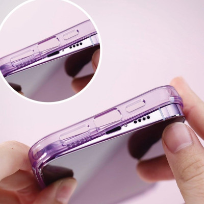 Ốp lưng trong suốt viền màu cho iPhone 14 Pro Max (6.7 inch) hiệu Likgus Simple But Unique chống sốc, chống chịu mọi va đập - hàng nhập khẩu