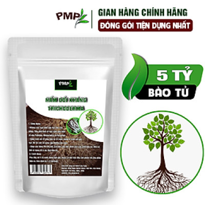 Nấm Trichoderma PMP Nấm Đối Kháng Phòng Thối Rễ, Ủ Phân Hữu Cơ Từ Rác Thải Hữu Cơ 200g