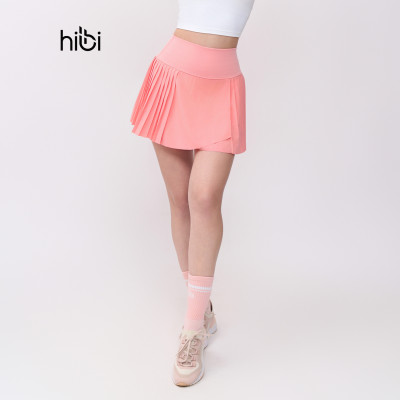 Váy thể thao Hibi Sports SK005, Kiểu xếp ly 2 tà phối chéo, chất vải xi cao cấp