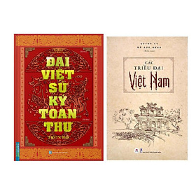Sách - Combo Đại Việt Sử Ký Toàn Thư (Trọn Bộ) + Các triều đại Việt Nam (tái bản)