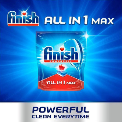 Túi 48 viên rửa chén Finish All In1 Max Dishwasher Tablets PTT09438