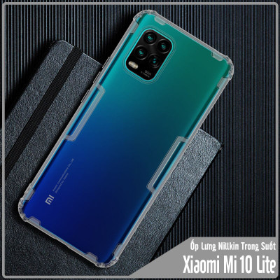 Ốp lưng cho Xiaomi Mi 10 Lite TPU trong Nillkin NATURE - Hàng Nhập Khẩu