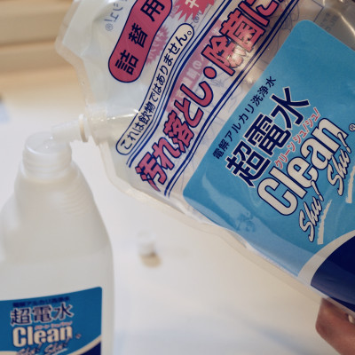 (Combo) Nước ion siêu kiềm CLEAN SHU! SHU! Khử khuẩn & Diệt virus bề mặt đồ dùng vật dụng từ Nhật Bản (1000mL + 500mL)