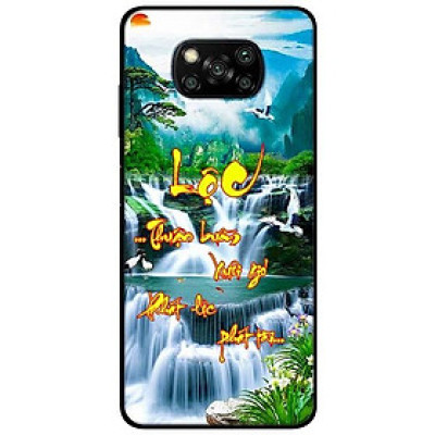 Ốp lưng dành cho Xiaomi Poco X3 mẫu Thư Pháp Lộc