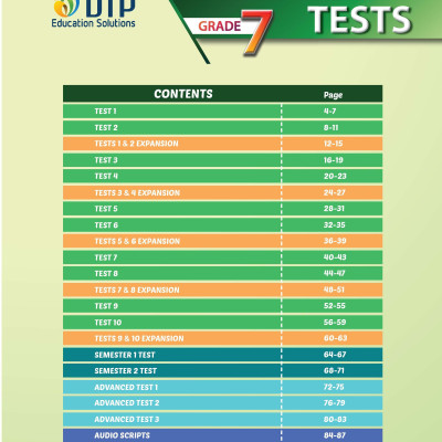 Practice Test Grade 7