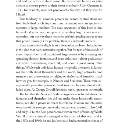 Nexus - A Brief History Of Information Networks From The Stone Age To AI