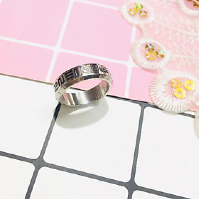 Nhẫn đính đá hợp kim KPOP 