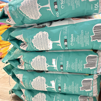 SANICAT Cát vệ sinh Hương Quýt Vanilla Mandarin - (Betonite-đất sét) 10L