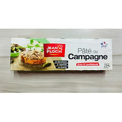 Lốc 3 hộp Pate thịt heo Jean Floch 234g ( 78gx3) - Campagne