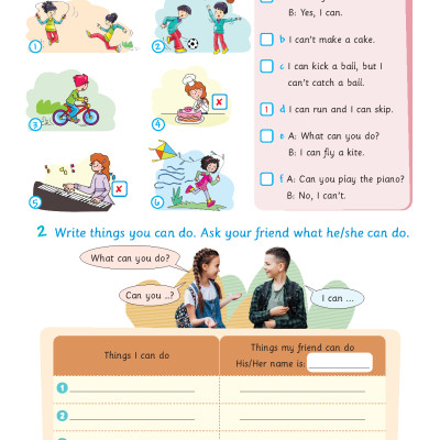 Bài tập Bổ trợ Tiếng Anh 4 Extra and Friends