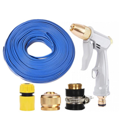 Rửa xe tưới cây Bộ dây và vòi xịt tăng áp lực nước 300% loại 30m cút đồng,nối đồng 206846