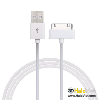 Dây cáp sạc cho iPhone 3G / 3GS / 4 / 4S, iPad 1 / 2 / 3 chất lượng cao dài 1m - Hàng Chính Hãng