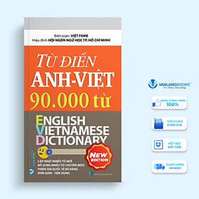 Từ Điển Anh - Việt 90.000 Từ - Việt Fame - Vanlangbooks