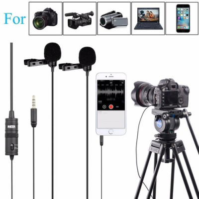 Micro BOYA BY-M1DM Thu Âm To, Tiếng Trong Veo Thích Hợp Cho 2 Người ở Khoảng Cách Xa - Hàng Nhập Khẩu 