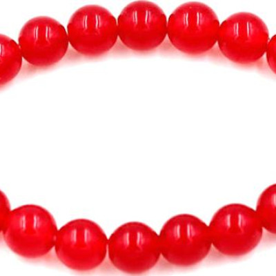 Chuỗi tay thạch anh đỏ - 8 ly 22 hạt - hợp với mệnh Thổ và mệnh Hỏa