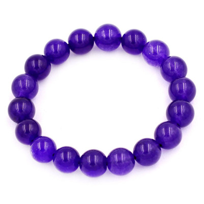 Vòng tay chuỗi hạt Thạch Anh Tím 10 ly 18 hạt - hợp mệnh Hỏa, mệnh Thổ