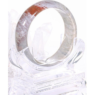 Vòng tay gỗ hóa thạch bản hẹ ni 57 mệnh hỏa, mộc - Ngọc Quý Gemstones