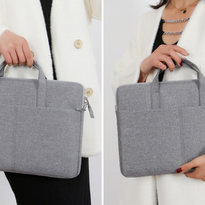 Túi xách vải chống sốc laptop macbook surface, túi công sở đeo chéo nam nữ cặp đựng laptop