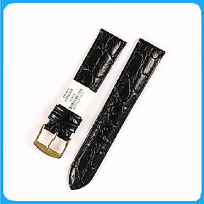 Dây Da Đồng Hồ ZRC Pháp Dòng CHELSEA Da Bò Dập Vân Cá Sấu Đen