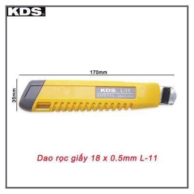 DAO RỌC GIẤY KHÓA TRƯỢT KDS L-11YE