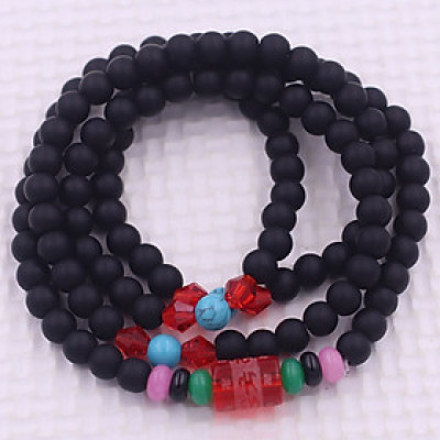 Vòng chuỗi 108 hạt đá thạch anh đen mờ charm lục tự kim ngôn - hạt 8 ly ( size lớn ), vòng chuỗi niệm Phật, vòng chuỗi đeo tay