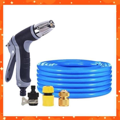 Bộ dây và vòi xịt rửa xe tưới cây tăng áp 15M(cút đồng nối 713-1) 206817