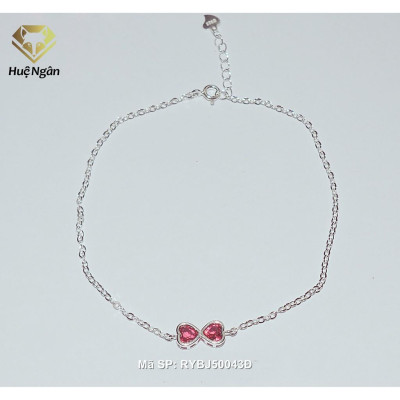 Lắc chân bạc Ý 925 Huệ Ngân - Vô cực RYBJ50043