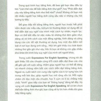 EXPRESSIONS FOR ENGLISH SPEAKING  (1 Ngày 5 Cụm 6 Từ : 100+ Chủ Đề Về Đời Sống) (*** Sách Bản Quyền ***)