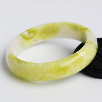 Vòng tay hoa mai Luxi green, Ngọc Serpentine thiên nhiên, KÈM BẢN PHOTO GIẤY KIỂM ĐỊNH SẢN PHẨM TẠI Sacombank