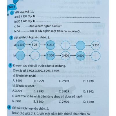 Sách - Vở bài tập - Thực hành Toán lớp 3 - tập 1 (Kết Nối)