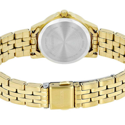 Đồng Hồ Nữ Citizen Dây Thép Không Gỉ EQ0603-59P - Mặt Vàng