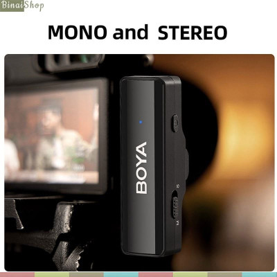 BOYALINK 2 / BOYALINK 2 A1 - Micro Cài Áo Không Dây 2.4GHz Cho IOS, Android, Máy Ảnh, Phạm Vi Thu 300m - Hàng chính hãng
