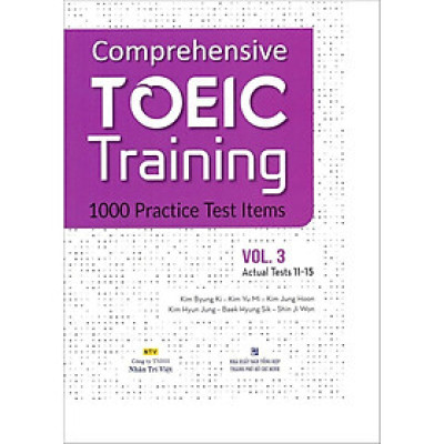 Sách - Comprehensive Toeic Training 1000 Practice Test Items (Vol 3) - Kèm CD - Nhân Trí Việt